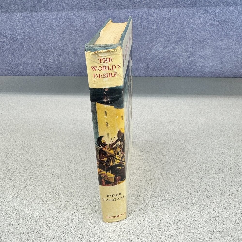 The World's‎ Desire Novel by H. Rider Haggard Hardcover Dust Jacket Illustrated - Picture 3 of 9